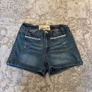 Dollhouse Women's Dark Blue Jean Shorts